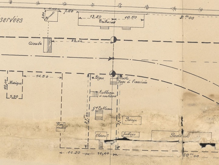 detail plan hippodrome arrivee