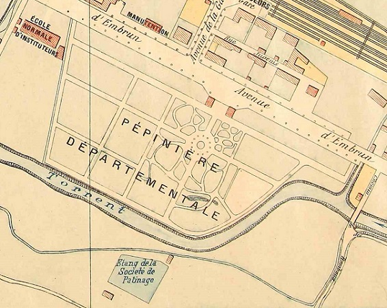 plan etang patinage detail