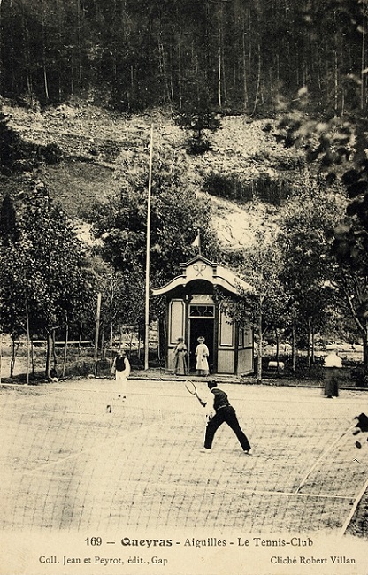 tennis queyras carte postale